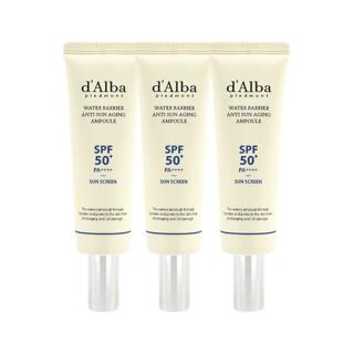 [홈쇼핑 최신상] 달바 썬 앰플 50ml 3개 선 크림 워터 베리어 안티 선에이징