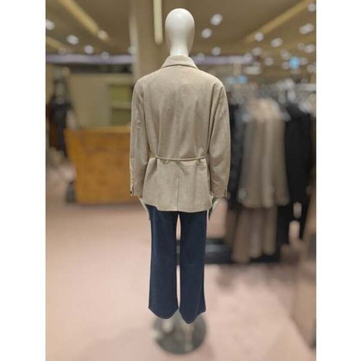 (신세계강남점)[씨씨콜렉트] 벨티드 스웨이드 카라 자켓 (C261PSF513)