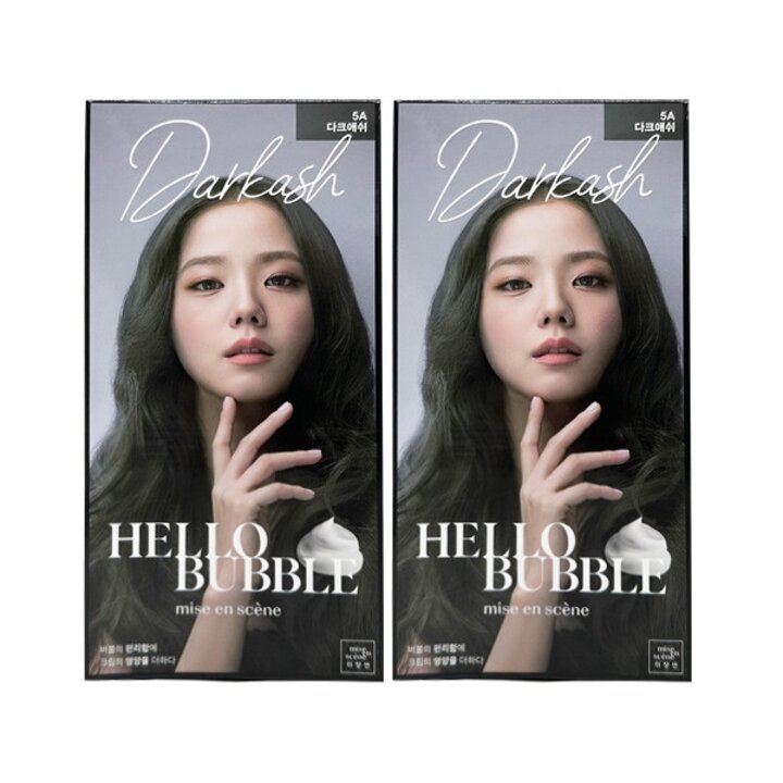 미쟝센 올뉴 헬로버블 5A 다크애쉬 30g x2