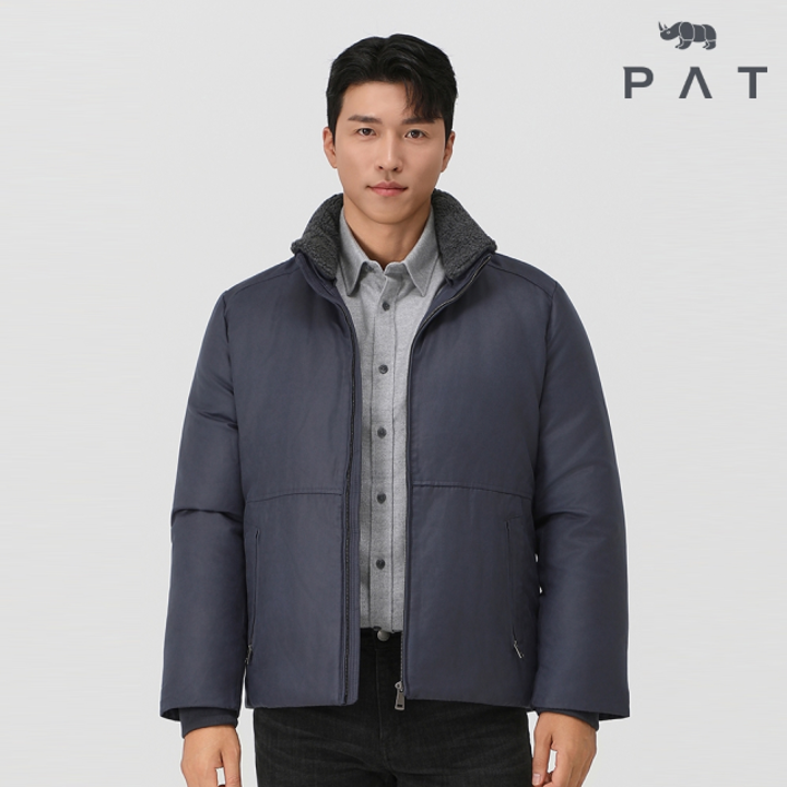 [PAT] 스웨이드 구스다운 점퍼_QJ72001