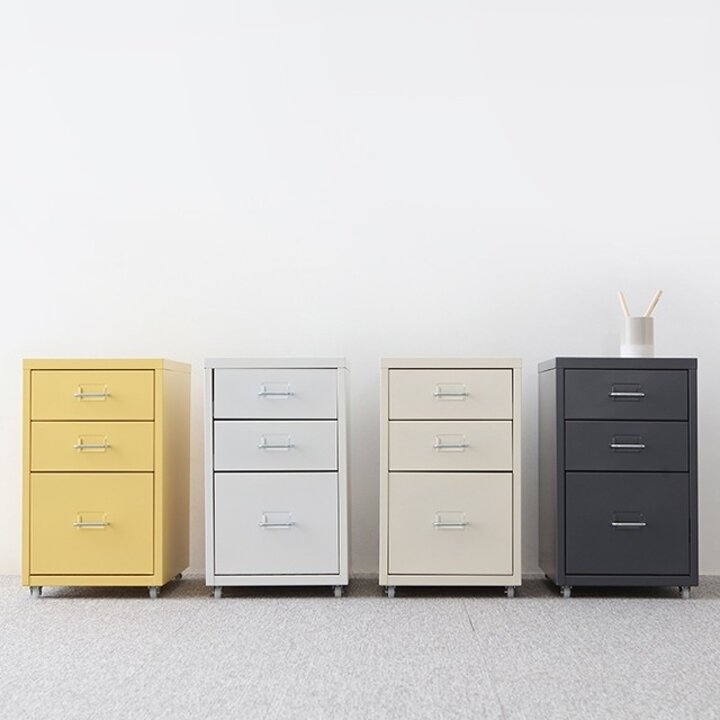 캐비닛 3단서랍장 철제서랍장 MK32164