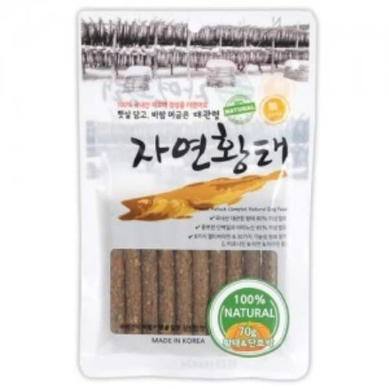 대관령 자연황태 황태n단호박 애완견용 70g