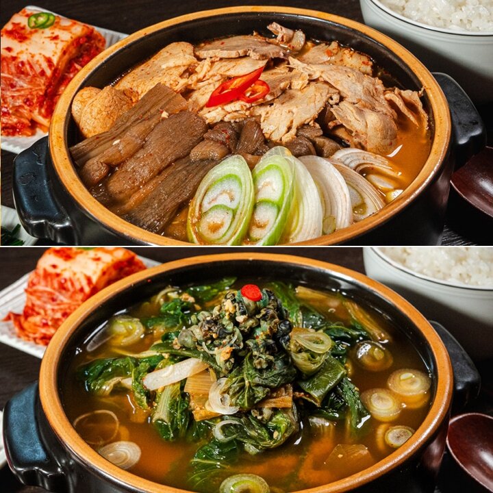 별미 올갱이해장국 3팩 + 장터국밥 3팩