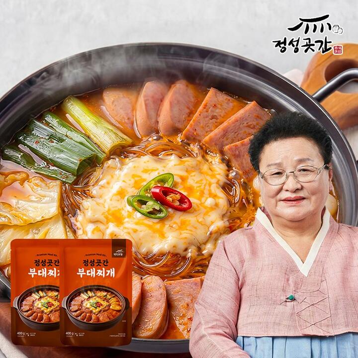 정성곳간 강순의 명인의 정성 부대찌개 400g 2팩