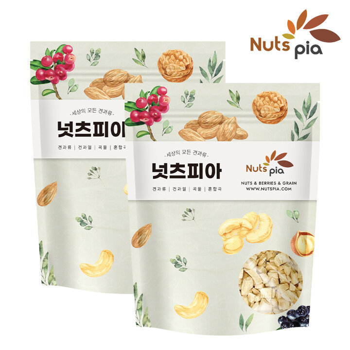 [넛츠피아] 크리스피 코코넛 200g x 2봉
