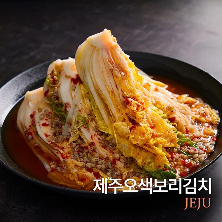 [대용량]제주오색보리김치 알배추5kg