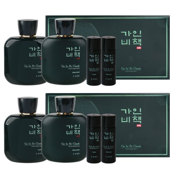 (1+1)가인비책 곤 남성 2종 세트 /수삼배양근 엑소좀 주름개선 기능성