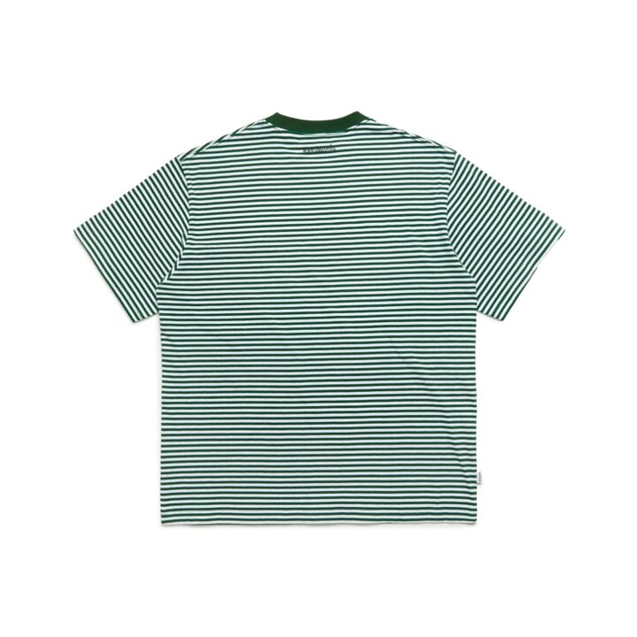 (신세계센텀점)엔젤 와펜 스트라이프 반팔 티셔츠 - D/GREEN / Z252UST030