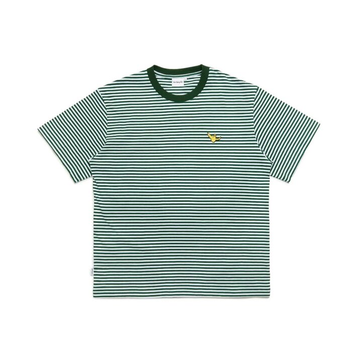 (신세계센텀점)엔젤 와펜 스트라이프 반팔 티셔츠 - D/GREEN / Z252UST030