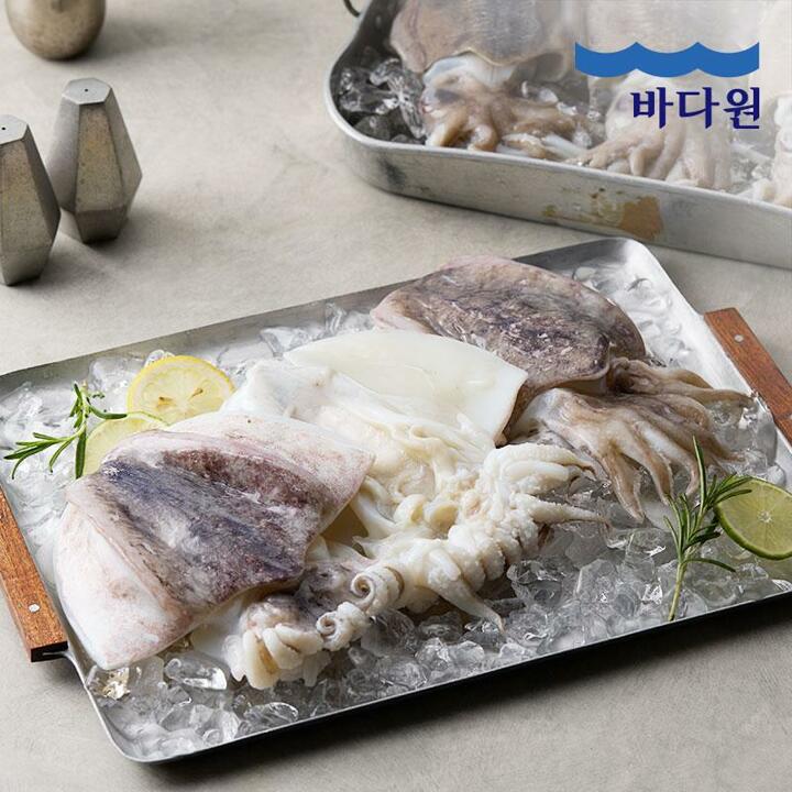 [바다원] 국내산 손질 갑오징어 150g x 2팩(갑 제거 전체 손질)