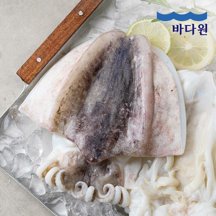 [바다원] 국내산 손질 갑오징어 150g x 2팩(갑 제거 전체 손질)