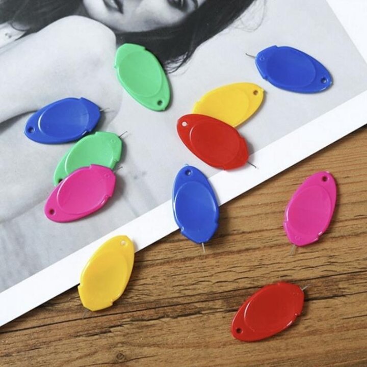 바느질바늘귀꿰기실꿰기실끼우개