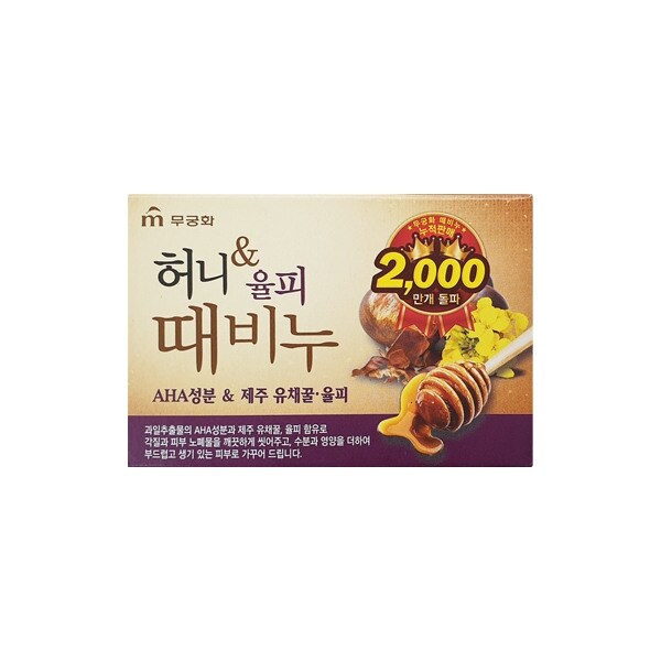 무궁화 허니율피 때비누 90g