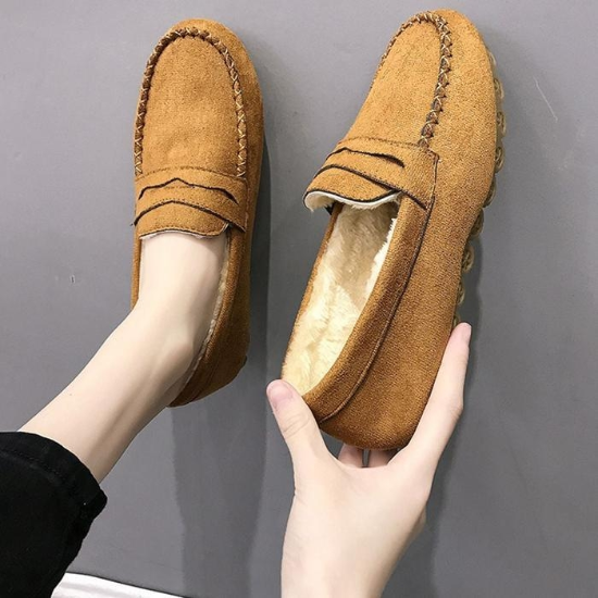 미유여자겨울신발방한보온따뜻한모아퍼안감