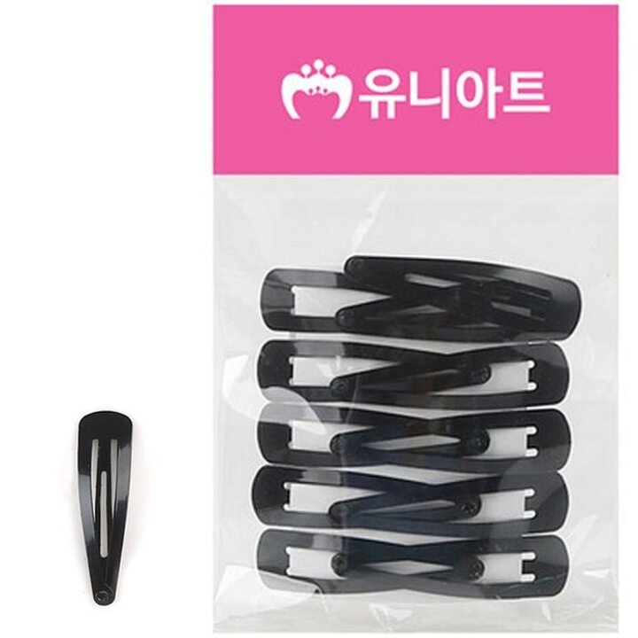 유니아트1000똑딱핀(머리핀)6cm(10개입)