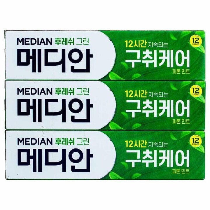 메디안구취케어후레쉬그린치약120gx3개입(134188)