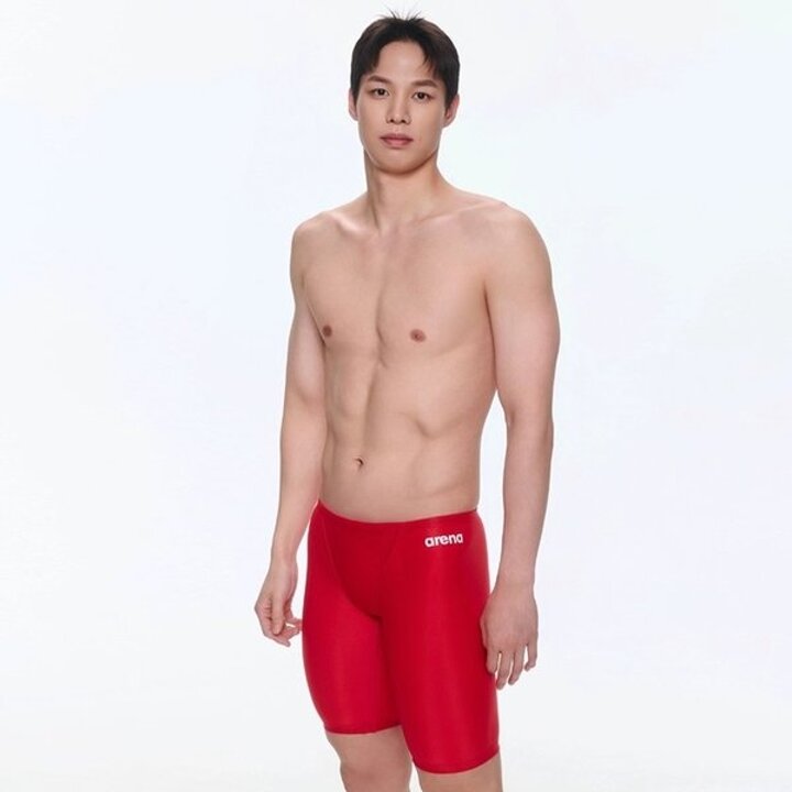 (대전신세계)남성 실내수영복 팀스 선수 4부 (AYAM1CF23RED)