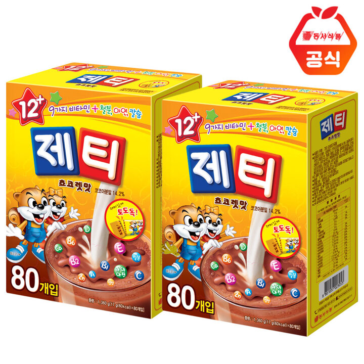 동서 제티 초코 스틱80T(대용량) x 2개