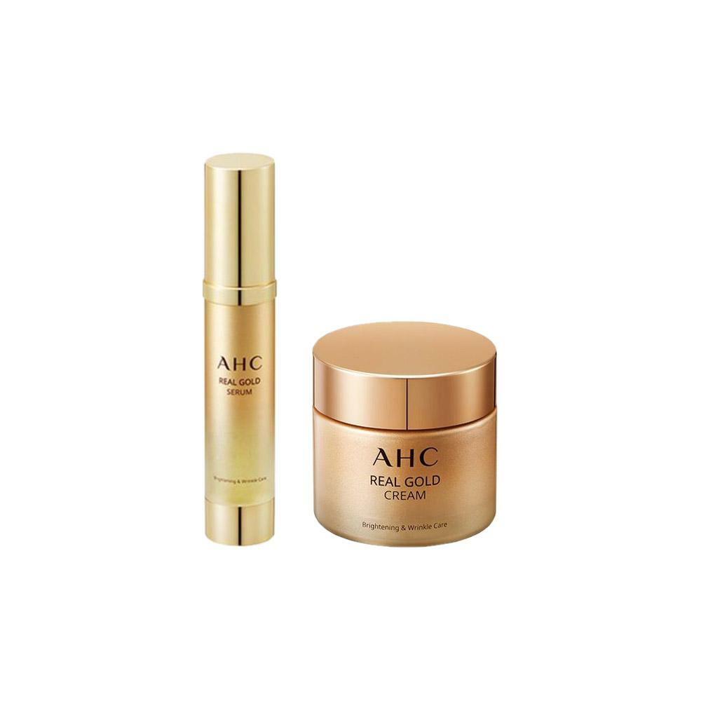 AHC 리얼 골드 2종 세트 세럼 25ml+크림 50ml
