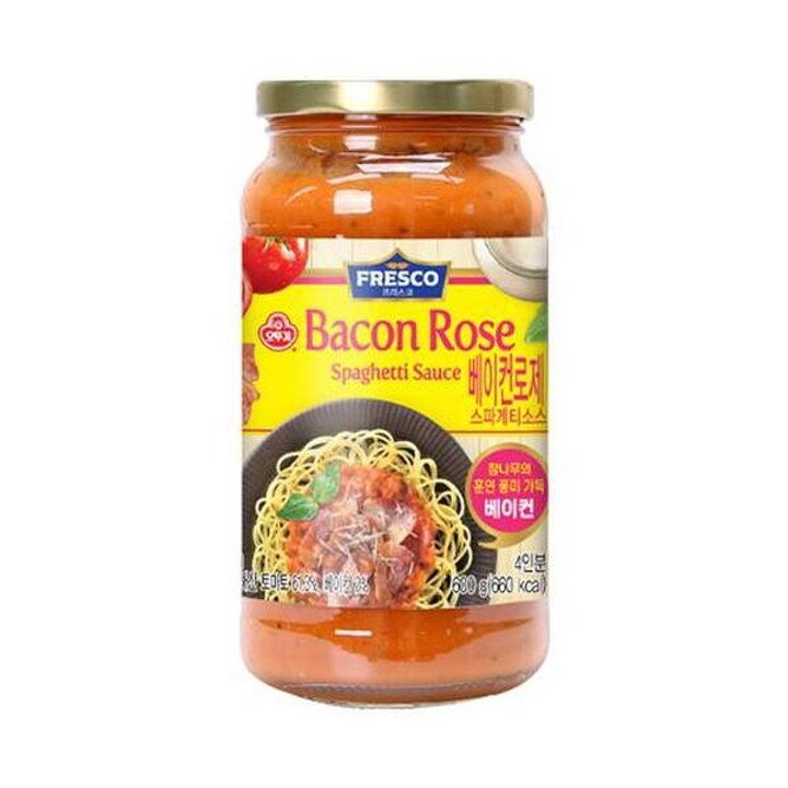 (신세계의정부점)오뚜기 프레스코 베이컨로제스파게티소스600g(증정스파게티면110g)1개