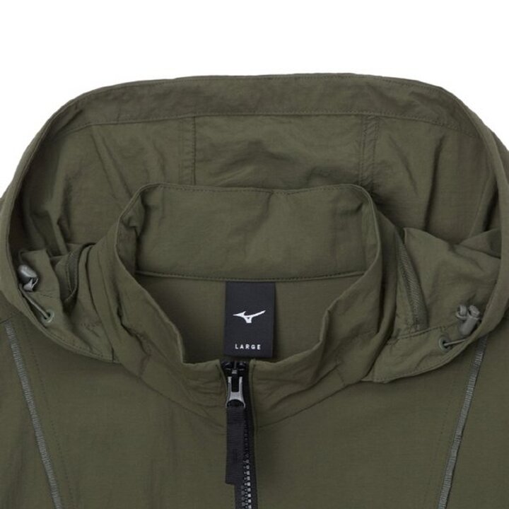 (신세계의정부점)미즈노 공용 캐주얼 아노락 32YE452136 런닝 방풍 운동 데일리 ANORAK