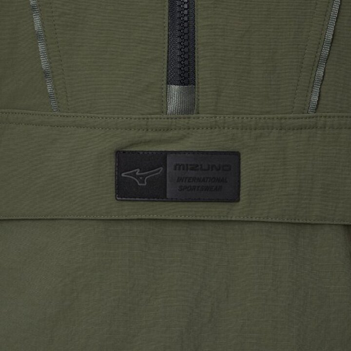 (신세계의정부점)미즈노 공용 캐주얼 아노락 32YE452136 런닝 방풍 운동 데일리 ANORAK