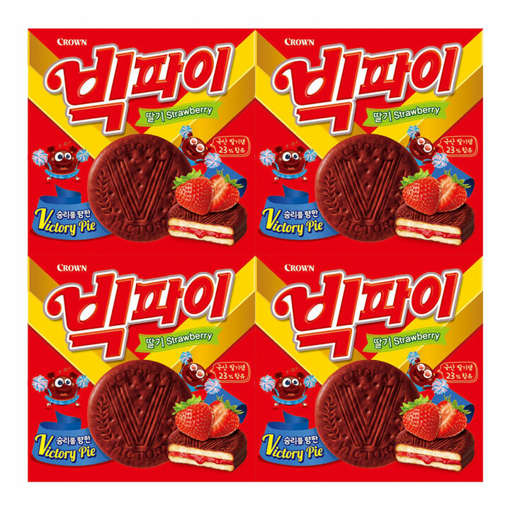 크라운 빅파이 324g 4개