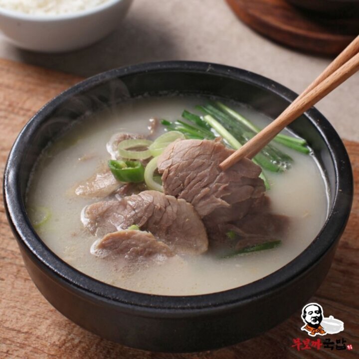 I[무보까국밥] 국내산 한우사골 한돈 돼지국밥 600g x 4팩, 부산맛집