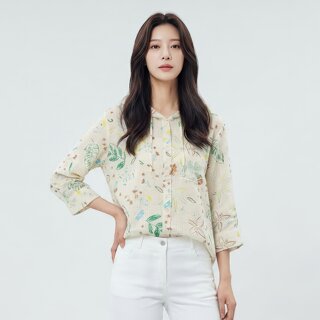 [PAT] 프린트 후드 아우터형 셔츠_1K41510