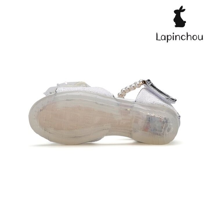 (대구신세계)[LAPINCHOU] 라팡슈 엘레나 블랑 샌들 글리터 화이트 키즈샌들 여름샌들 유아샌들 아동샌들
