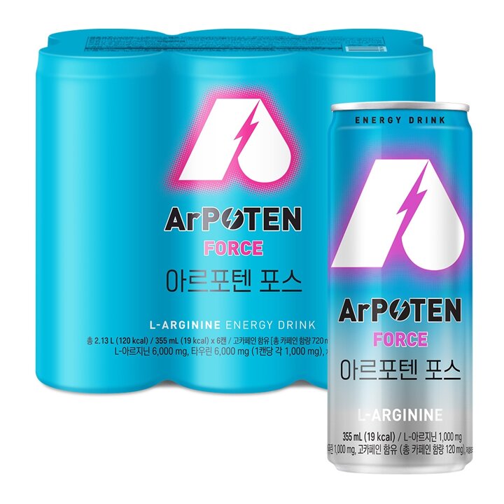 [대상웰라이프] 아르포텐 포스 (355mlx6캔), 1세트