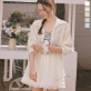 [블루레이스] 시스루 써머 긴팔 블라우스_B6M1BL5511