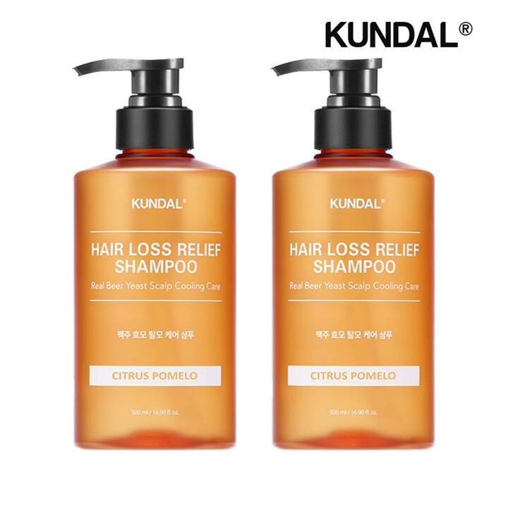쿤달 맥주효모 탈모샴푸 500ml x2개 (선택)