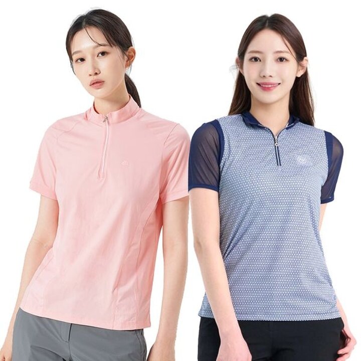 [하프클럽/콜핑] 여성 인기 등산 반팔 반집업 티셔츠 균일가 6종
