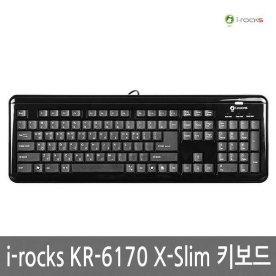 [하프클럽/셀러허브 가전]아이락스 i rocks X Slim 키보드 KR 6170