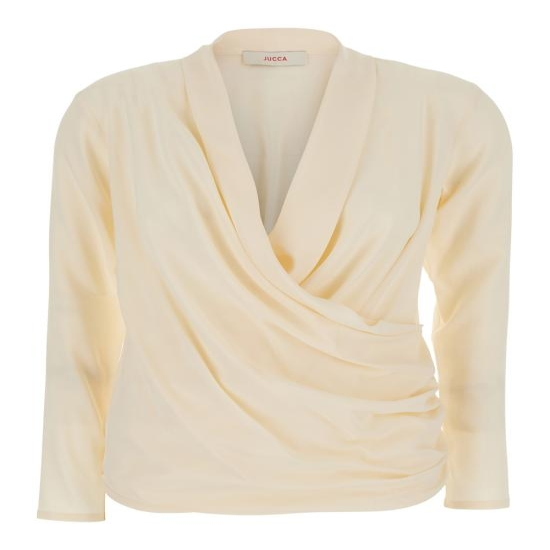 [해외배송] 26SS 주카 블라우스 셔츠 J435225501045 White