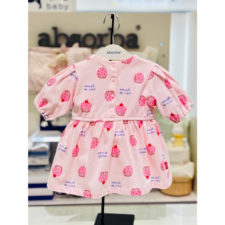 (광주신세계)[압소바 백일돌조카선물] 알로디 원피스+헤어밴드세트( A2125192)핑크(25년 봄신상)
