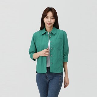 [PAT] 프리미엄 오버핏 포켓 셔츠_MK41501
