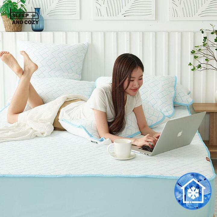 슬립앤코지 냉감패드 2장 + 냉감베개커버 1장  (SS)