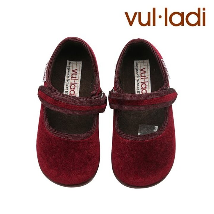 (대구신세계)[VULLADI]불라디 벨벳 여아구두 벨벳메리제인 1800 와인 VU1800J3RW by 트래드후스