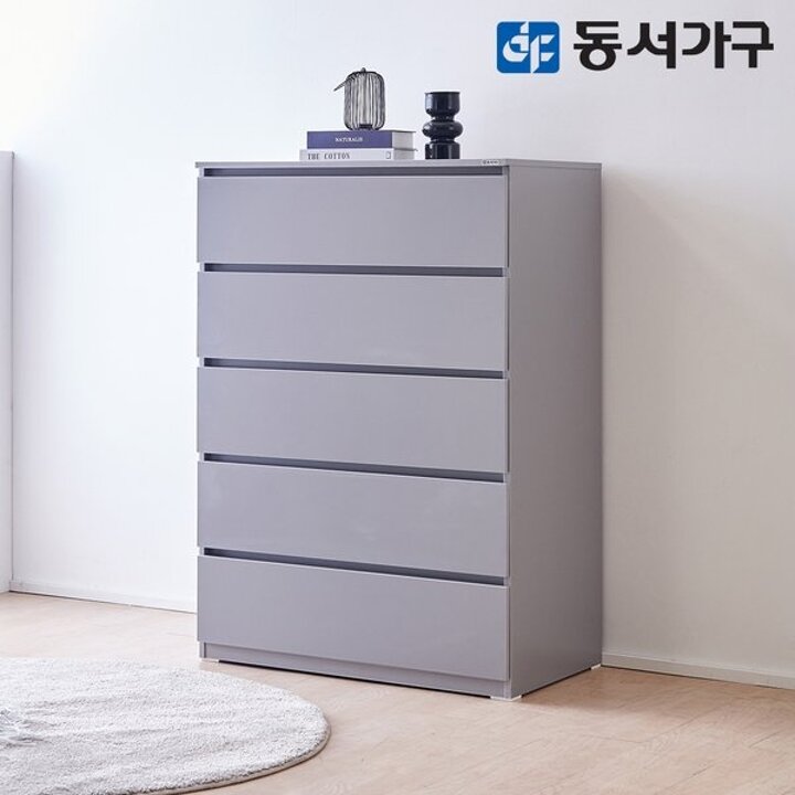 라라 속 깊은 광폭 800 5단 서랍장 DF645762