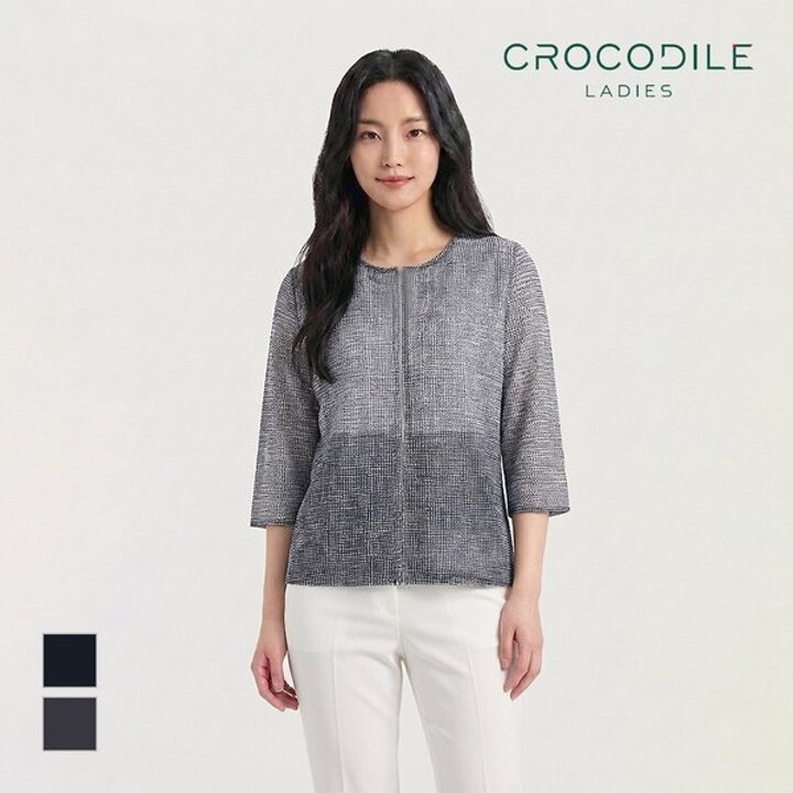 [크로커다일레이디] 보트넥 크로셰 가디건 CLCMJK103
