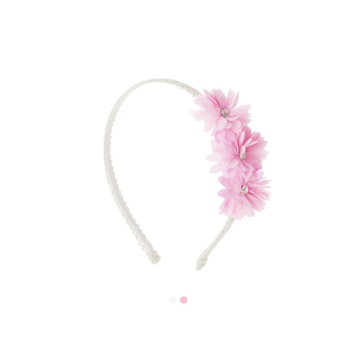 (신세계천안아산점)달리아 프린세스 헤어밴드(Pink/Ivory)