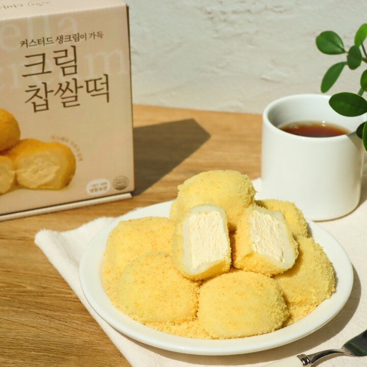 더바른 크림찹쌀떡 1box 아이스떡 찹쌀떡