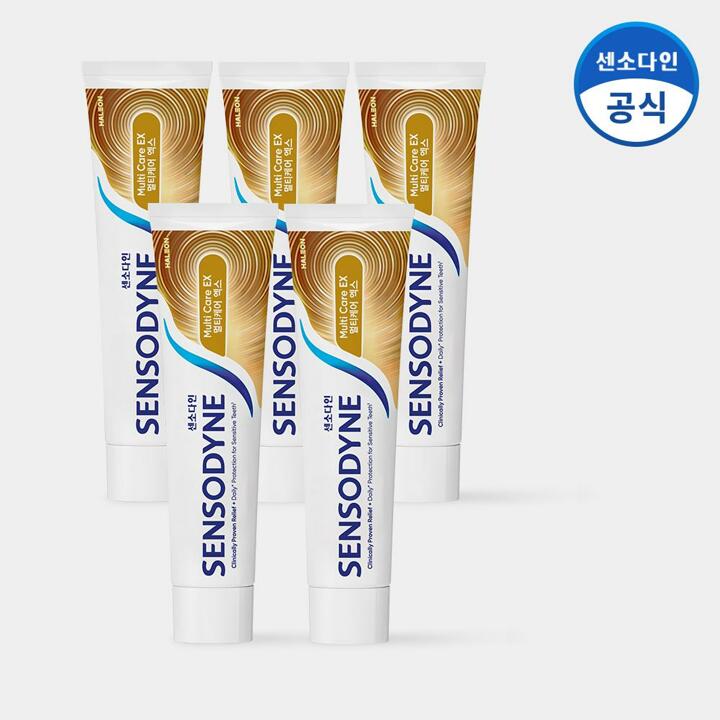 센소다인 멀티케어 EX 민감성 치약 100g x5개