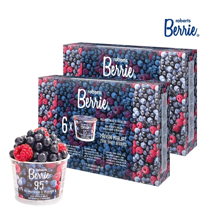 [셩이홈 PICK] 로버츠베리에 빌베리 라즈베리 95 2box(100ml x 12팩)