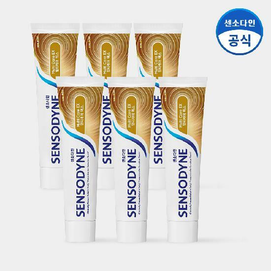 센소다인 멀티케어 EX 민감성 치약 100g x6개