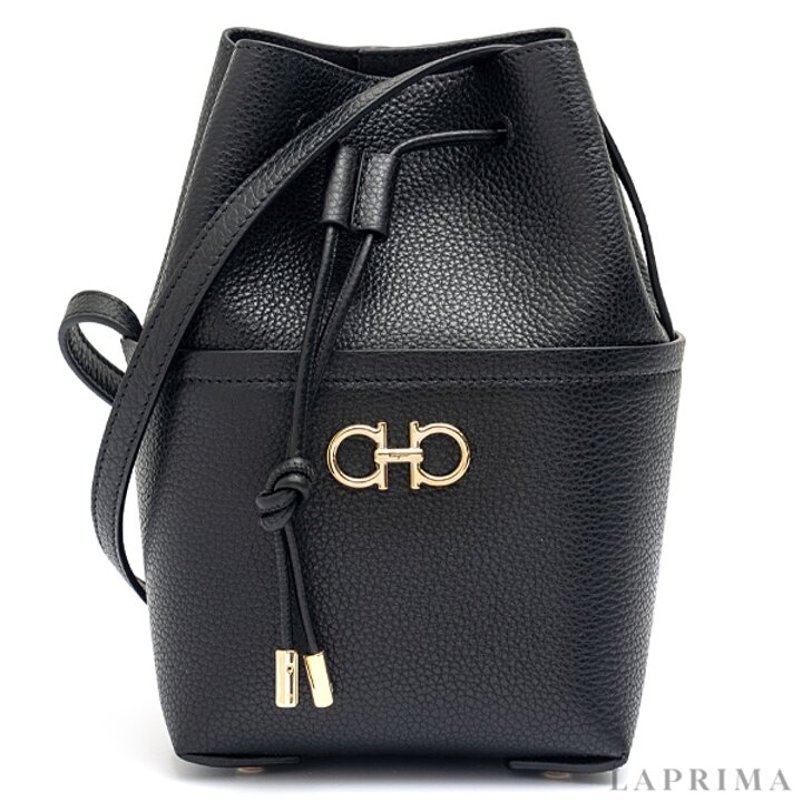 라프리마 [FERRAGAMO] 페라가모 간치니 미니백21-2970 NERO 759566