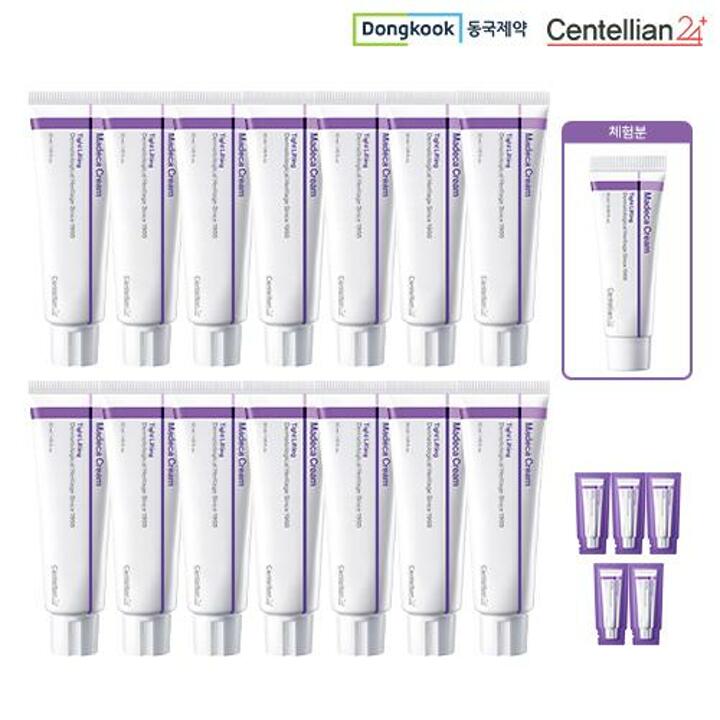 [VIP패키지] NEW 동국제약 마데카 크림 타이트 리프팅 (크림 50ml*14+15ml*1+여행용5매키트)