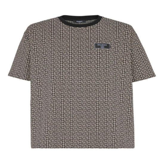 구하다 [해외배송] 26SS 발망 반팔 티셔츠 FH1EG000BC90 GFE Black